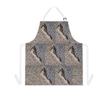 Load image into Gallery viewer, Apron - lightweight, silky finish 100% polyester, two front pockets. Many original artwork designs by Kerry Sandhu Art