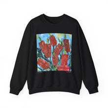Load image into Gallery viewer, Sweatshirt 50/50 Cotton/Polyester, Medium-heavy fabric, Loose fit, true to size, Original art designs by Kerry Sandhu Art