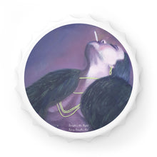 Load image into Gallery viewer, Plastic exterior w/ metallic bottom, magnetic back, 2 different opening mechanisms, matte finish. Art by Kerry Sandhu Art