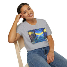 Load image into Gallery viewer, T-Shirt made from very soft materials, no side seams. Feels like bliss to wear! Many designs by Kerry Sandhu Art