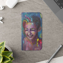Load image into Gallery viewer, Raining Glitter - PHONE CASE WALLET for Samsung & iPhones - by Kerry Sandhu Art