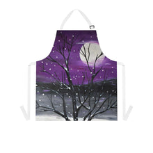 Load image into Gallery viewer, Apron - lightweight, silky finish 100% polyester, two front pockets. Many original artwork designs by Kerry Sandhu Art