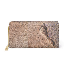 Load image into Gallery viewer, Pockets for cash, c/cards, coins, & more. Stylish faux leather, lots of original artworks by Kerry Sandhu Art to choose from