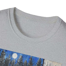 Load image into Gallery viewer, T-Shirt made from very soft materials, no side seams. Feels like bliss to wear! Many designs by Kerry Sandhu Art