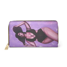 Load image into Gallery viewer, Pockets for cash, c/cards, coins, & more. Stylish faux leather, lots of original artworks by Kerry Sandhu Art to choose from