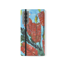 Load image into Gallery viewer, Rustic Bottle Brush - PHONE CASE WALLET - by Kerry Sandhu Art