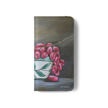Load image into Gallery viewer, Bowl of Grapes - PHONE CASE WALLET for Samsung & iPhones - by Kerry Sandhu Art