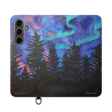 Load image into Gallery viewer, Northern Lights - PHONE CASE WALLET - by Kerry Sandhu Art