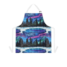 Load image into Gallery viewer, Apron - lightweight, silky finish 100% polyester, two front pockets. Many original artwork designs by Kerry Sandhu Art