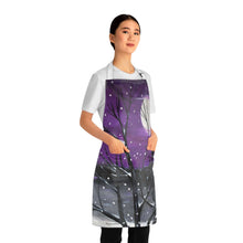 Load image into Gallery viewer, Apron - lightweight, silky finish 100% polyester, two front pockets. Many original artwork designs by Kerry Sandhu Art