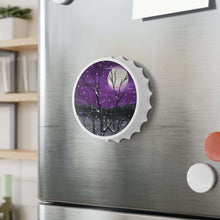 Load image into Gallery viewer, Plastic exterior w/ metallic bottom, magnetic back, 2 different opening mechanisms, matte finish. Art by Kerry Sandhu Art