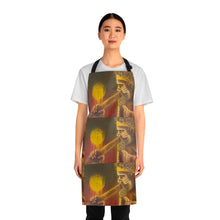 Load image into Gallery viewer, Apron - lightweight, silky finish 100% polyester, two front pockets. Many original artwork designs by Kerry Sandhu Art