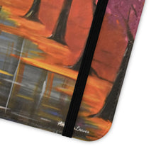 Load image into Gallery viewer, Autumn Leaves - PHONE CASE WALLET for Samsung & iPhones - by Kerry Sandhu Art