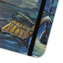 Load image into Gallery viewer, Park Bench - PHONE CASE WALLET for Samsung & iPhones - by Kerry Sandhu Art