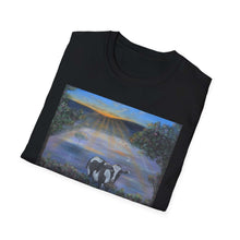 Load image into Gallery viewer, T-Shirt made from very soft materials, no side seams. Feels like bliss to wear! Many designs by Kerry Sandhu Art