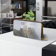 Load image into Gallery viewer, Pockets for cash, c/cards, coins, & more. Stylish faux leather, lots of original artworks by Kerry Sandhu Art to choose from