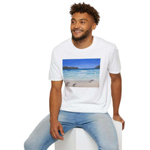 Load image into Gallery viewer, T-Shirt made from very soft materials, no side seams. Feels like bliss to wear! Many designs by Kerry Sandhu Art