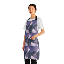 Load image into Gallery viewer, Apron - lightweight, silky finish 100% polyester, two front pockets. Many original artwork designs by Kerry Sandhu Art