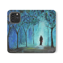 Load image into Gallery viewer, Forest of Light - PHONE CASE WALLET - by Kerry Sandhu Art
