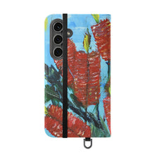 Load image into Gallery viewer, Rustic Bottle Brush - PHONE CASE WALLET - by Kerry Sandhu Art