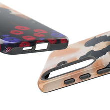 Load image into Gallery viewer, Phone case with an Australian and New Zealand soldier back to back with light-horsemen in the background and poppies in the foreground