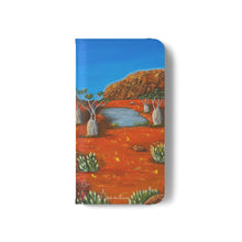 Load image into Gallery viewer, Beds Are Burning - PHONE CASE WALLET - by Kerry Sandhu Art