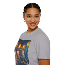 Load image into Gallery viewer, T-Shirt made from very soft materials, no side seams. Feels like bliss to wear! Many designs by Kerry Sandhu Art