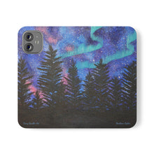 Load image into Gallery viewer, Northern Lights - PHONE CASE WALLET - by Kerry Sandhu Art