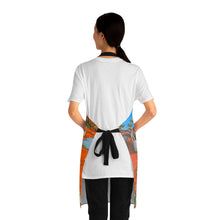 Load image into Gallery viewer, Apron - lightweight, silky finish 100% polyester, two front pockets. Many original artwork designs by Kerry Sandhu Art