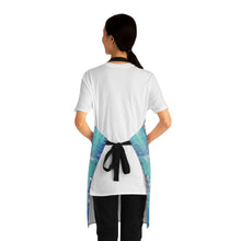 Load image into Gallery viewer, Apron - lightweight, silky finish 100% polyester, two front pockets. Many original artwork designs by Kerry Sandhu Art