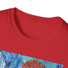 Load image into Gallery viewer, T-Shirt made from very soft materials, no side seams. Feels like bliss to wear! Many designs by Kerry Sandhu Art