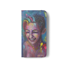 Load image into Gallery viewer, Raining Glitter - PHONE CASE WALLET for Samsung & iPhones - by Kerry Sandhu Art