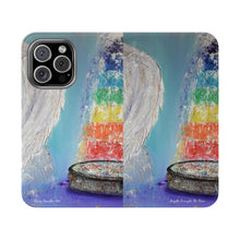 Load image into Gallery viewer, Angels Brought Me Here - PHONE CASE WALLET - by Kerry Sandhu Art