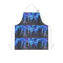 Load image into Gallery viewer, Apron - lightweight, silky finish 100% polyester, two front pockets. Many original artwork designs by Kerry Sandhu Art