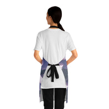 Load image into Gallery viewer, Apron - lightweight, silky finish 100% polyester, two front pockets. Many original artwork designs by Kerry Sandhu Art
