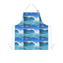 Load image into Gallery viewer, Apron - lightweight, silky finish 100% polyester, two front pockets. Many original artwork designs by Kerry Sandhu Art