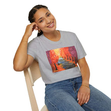 Load image into Gallery viewer, T-Shirt made from very soft materials, no side seams. Feels like bliss to wear! Many designs by Kerry Sandhu Art