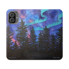 Load image into Gallery viewer, Northern Lights - PHONE CASE WALLET - by Kerry Sandhu Art