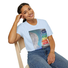 Load image into Gallery viewer, T-Shirt made from very soft materials, no side seams. Feels like bliss to wear! Many designs by Kerry Sandhu Art