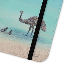 Load image into Gallery viewer, Surfin' Bird - PHONE CASE WALLET for Samsung & iPhones - by Kerry Sandhu Art