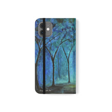 Load image into Gallery viewer, Forest of Light - PHONE CASE WALLET - by Kerry Sandhu Art