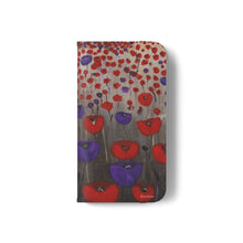 Load image into Gallery viewer, Benedictus (Poppies Only) - PHONE CASE WALLET - by Kerry Sandhu Art