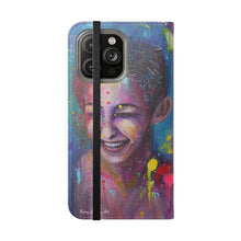 Load image into Gallery viewer, Raining Glitter - PHONE CASE WALLET for Samsung & iPhones - by Kerry Sandhu Art