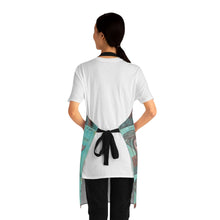 Load image into Gallery viewer, Apron - lightweight, silky finish 100% polyester, two front pockets. Many original artwork designs by Kerry Sandhu Art