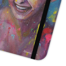 Load image into Gallery viewer, Raining Glitter - PHONE CASE WALLET for Samsung & iPhones - by Kerry Sandhu Art
