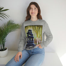 Load image into Gallery viewer, Sweatshirt 50/50 Cotton/Polyester, Medium-heavy fabric, Loose fit, true to size, Original art designs by Kerry Sandhu Art