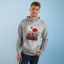 Load image into Gallery viewer, Hoodie 80/20 cotton/polyester anti-pill fleece, has a kangaroo pocket, sleeve cuff ribbing & is preshrunk by Kerry Sandhu Art
