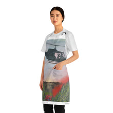 Load image into Gallery viewer, Apron - lightweight, silky finish 100% polyester, two front pockets. Many original artwork designs by Kerry Sandhu Art