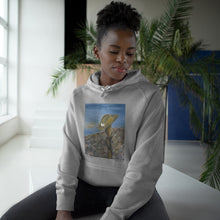 Load image into Gallery viewer, Hoodie 80/20 cotton/polyester anti-pill fleece, has a kangaroo pocket, sleeve cuff ribbing & is preshrunk by Kerry Sandhu Art