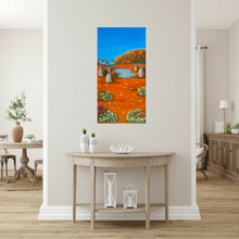 Load image into Gallery viewer, Original painting beautifully captures the uniqueness of the sacred Australian Outback landscape by Kerry Sandhu Art
